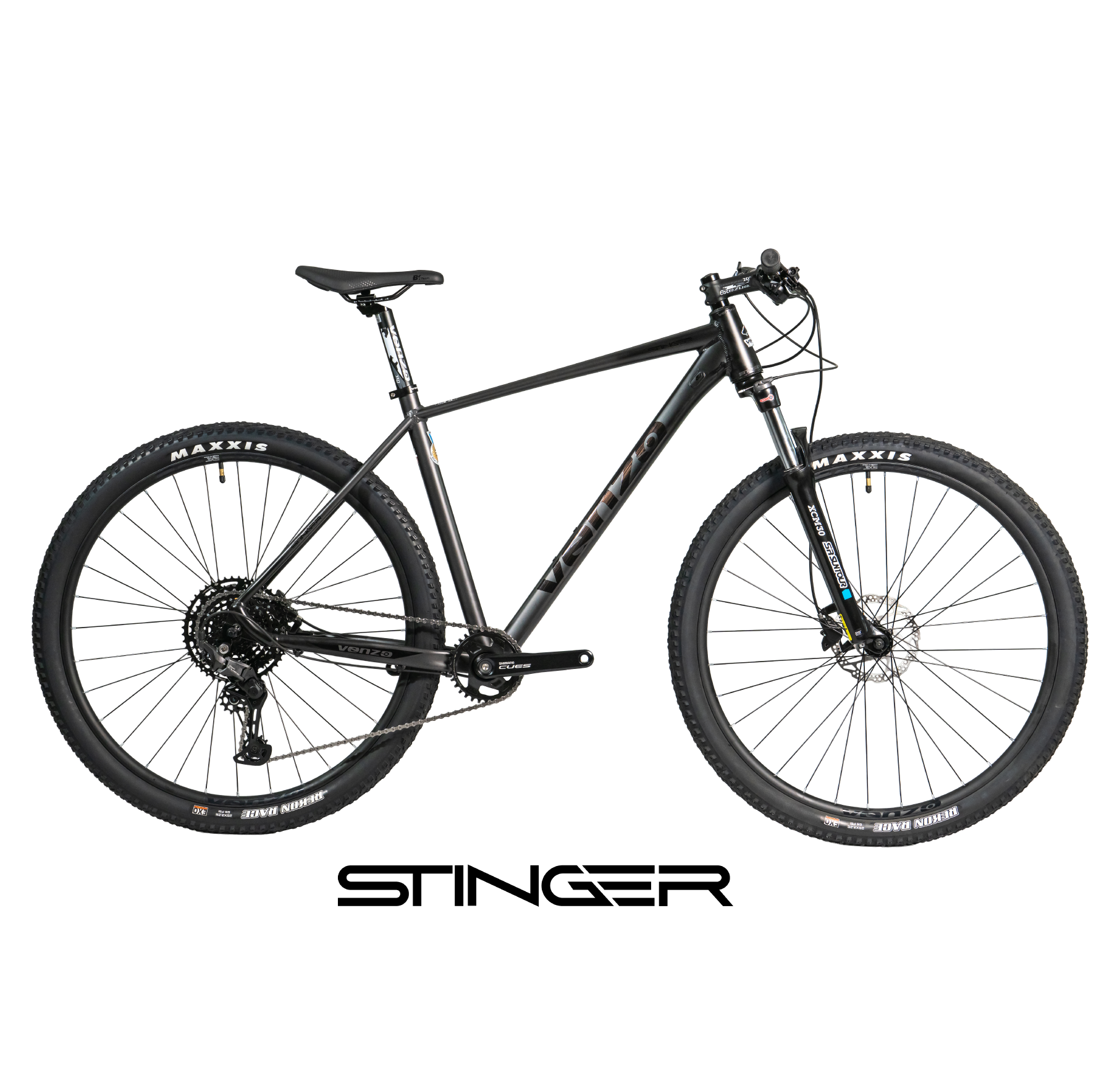 VENZO-STINGER-1X10-SHIMANO-CUES-NEGRO-NEGRO