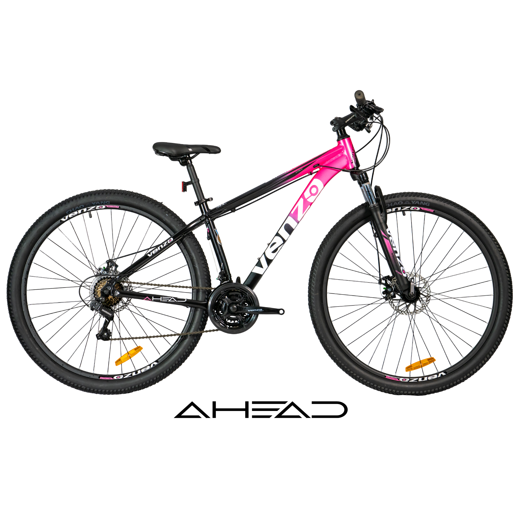 BICI-VENZO-AHEAD-2025-21-VEL-NEGRO-ROSA